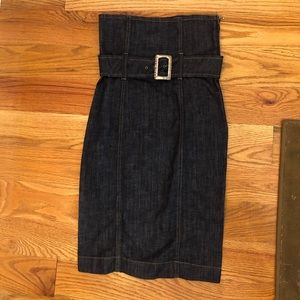 Miss sixty corset denim skirt